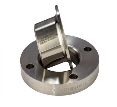 SS 304 Lap Joint Flange - High Strength, Corrosion Resistant | Durable, Rust Free, Silver Round Design, Highly Pure Stainless Steel