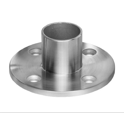 SS Deck Flange - Stainless Steel, Round, Silver | High Strength, Rust Free, Corrosion Resistant, Durable