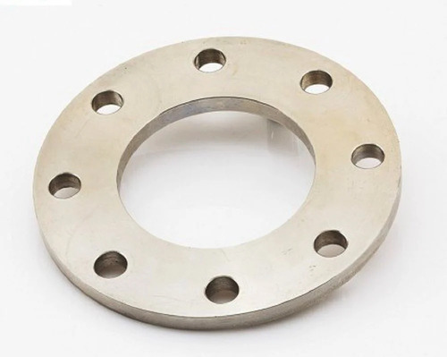 Stainless Steel Round Flanges - High Strength, Corrosion Resistant | Highly Pure, Rust Free, Silver Finish