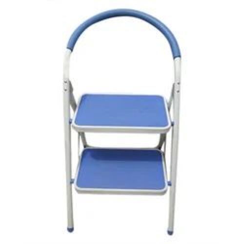 Premium Quality Aluminium Two-step Ladder - Compact & Portable Design, High Load-bearing Capacity, Anti-slip Feet, Ergonomic Handle, Rust-resistant Finish, Secure Locking Mechanism