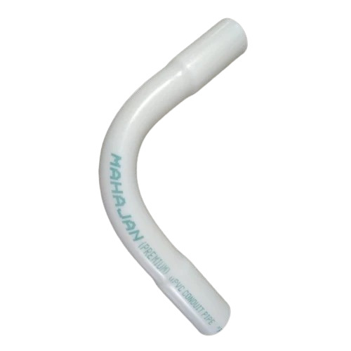 Upvc Pipe Bend - 6 Inch Diameter, 45 Degree Bend Angle | White UPVC Material, Ideal for Pipe Fitting Applications