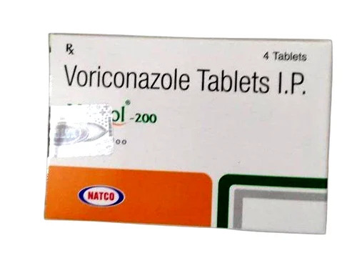 Voriconazole Tablets IP 200mg - Prescription Required, For Hospital and Clinic Use, Grade: Medicine