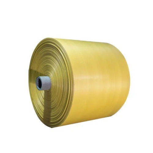 Yellow PP Woven Laminated Fabric