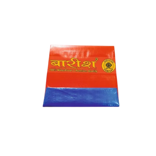 HDPE Tarpaulin - 120 GSM, 2 mm Thick | 100% Waterproof, Tear and UV Resistant, Lightweight, Available in Orange and Blue