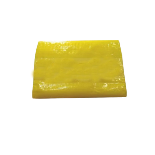 Barish HDPE Tarpaulin Sheet - 155 GSM, Yellow Woven Polypropylene, Lightweight Waterproof Durability, Standard Design for Trucks, Tents, Covers