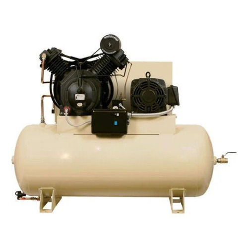 Reciprocating Air Compressor - 20 HP, 240V AC Three Phase , Portable & Rental Available, Color Coated Finish in Yellow, White, Black