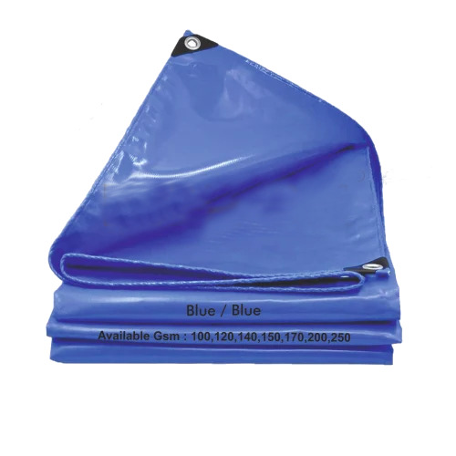 6mm Blue Hdpe Tarpaulin - 6x6 To 100x100 Feet , 100% Waterproof, Uv Treated, Pe Laminated, Heavy Duty, Lightweight, Elegant Colors, Excellent Weather Resistance