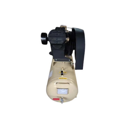 Reciprocating Air Compressor - 7.5 HP 250 L Tank Capacity 12 Bar Discharge Pressure Dual Cylinder CI 25 CFM Flow Rate Air-Cooled System Standard Accessories Included