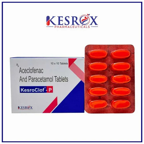 Aceclofenac 100 Mg And Paracetamol 325 Mg Tablets