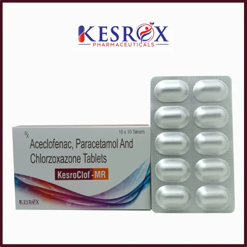 Aceclofenac 100mg Paracetamol 325 Mg Chlorzoxazone 250 Mg Tablets