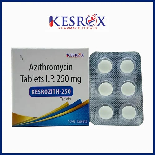 Azithromycin 250 Mg Tablets - Prescription Required Medicine for Hospital Clinic | Grade: Medicine Usage: Azithromycin Type Dosage Form: Tablets
