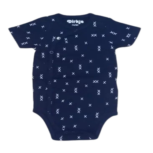 Baby Romper - Cotton Material, Regular Fit, Multicolor Pattern | Casual Wear for 0-6 Months