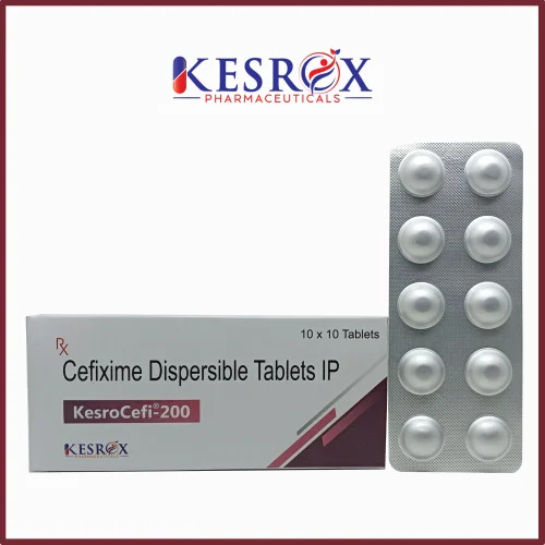 Cefixime Dispersible Tablets IP - Prescription Only Medicine for Hospital and Clinic Use, Grade: Medicine, Effective Dosage Form: Tablets
