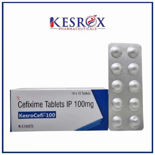 Cefixime Tablets IP - 100 Mg Dosage | Grade Medicine, Prescription Required, For Hospitals and Clinics