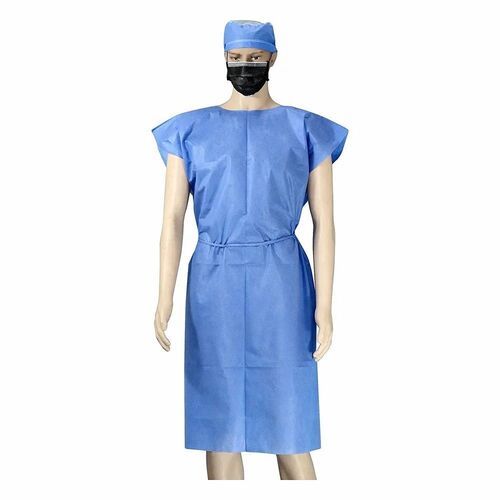 Disposable Patient Gown - Fabric Type: Cotton