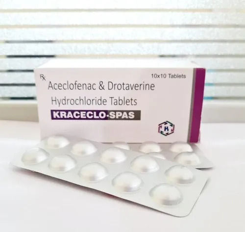 Drotaverine Hydrochloride, Aceclofenac Tablets