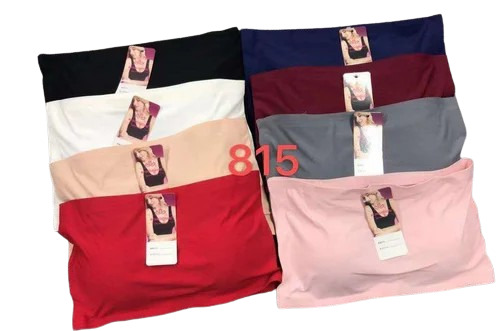 Free Size Sports Bra - Cotton, Multicolor | Comfortable, Easy to Wear, Machine Washable, Plain Pattern for Women