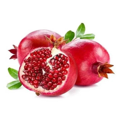 Fresh Pomegranates - Round, Red Color, Sweet Taste | Fresh Condition, Very Good Quality, 100% Pure, Health Beneficial, Standard Size, Peeled Part, 15 Days Shelf Life