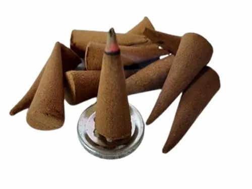 Incense Dhoop - 1.5 Inch Cone | Natural Ingredients, Long-lasting Floral Fragrance, Chemical-free, Eco-friendly, Pest Control, Promotes Relaxation & Meditation, 100 Pieces