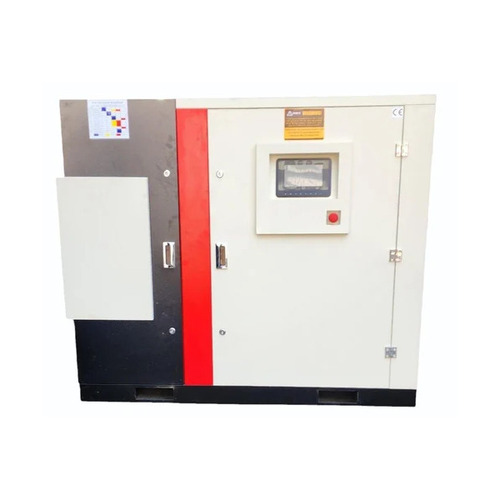 Industrial Rotary Screw Air Compressor - 75 HP 200 CFM 10 Bar | Air Cooled Lubricated Silent Operation Available in Multiple Colors