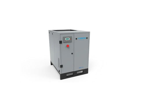 Lubricated Screw Air Compressor - 11 kW Power, 970 mm Height, Gray/Black | Silent Operation, Industrial Use, 3/4 Inch Connection