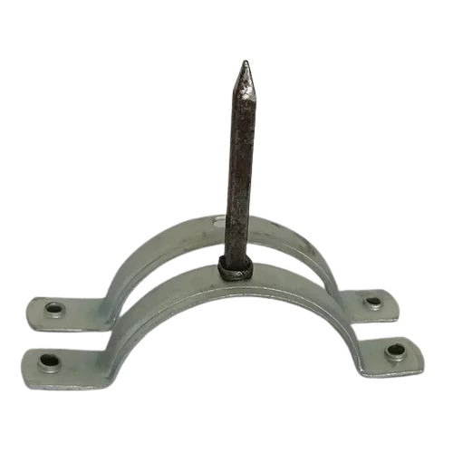 Metal Clamps - 2 Inch Diameter, 2 mm Size | GI Iron, Corrosion Resistant for Pipe Fitting