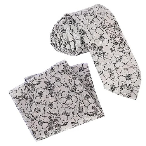 Micro Jacquard Woven Men Neck Ties