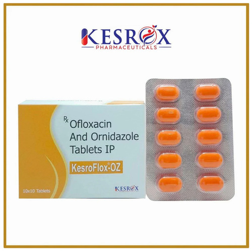 Ofloxacin 200 Mg. Ornidazole 500 Mg Tablets - Hospital Use, Prescription Required | Grade Medicine, Ideal for Clinical Settings