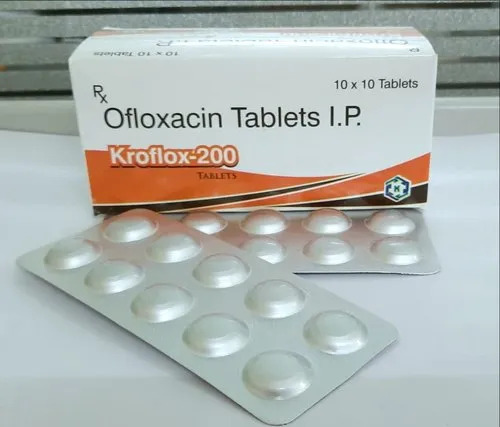 Ofloxacin 200 Tablets - Prescription Medicine for Hospital and Clinic Use | Grade: Medicine, Dosage Form: Tablets, Effective Treatment for Bacterial Infections