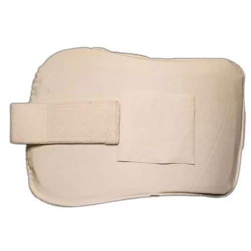 Polyurethane Cricket Chest Guard - Medium Size, Cream Color | Unisex Safety Gear for Adults, Quality Material, Plain Pattern