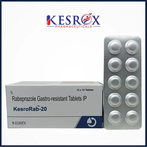 Rabeprazole Sodium - 20 Mg Tablets | Prescription Required, For Hospital and Clinic Use, Store in Cool and Dry Place