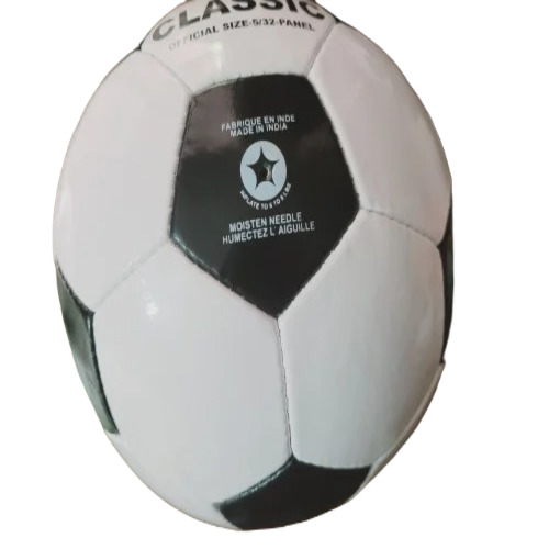 Rubber White Football - Rubber, Size 3, White | Round Shape, Longer Life, Suitable for Playing Football