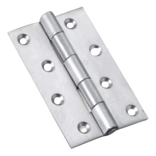 Stainless Steel Door Hinges - 3 Inch Size, Silver Chrome Finish | Durable Design for Reliable Door Fitting