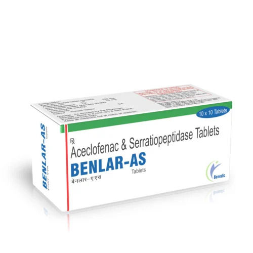 Aceclofenac And Serratiopeptidase Tablets