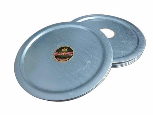 Aluminium Tope Cover - 20 Inch, Silver Polished Finish | Durable, Lightweight, Corrosion Resistant, Round Shape, 90 MPa Tensile Strength