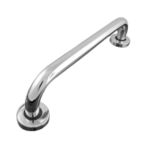 Bathroom Grab Bar - 12 Inch Stainless Steel, Round Shape for Secure Wall Mounting