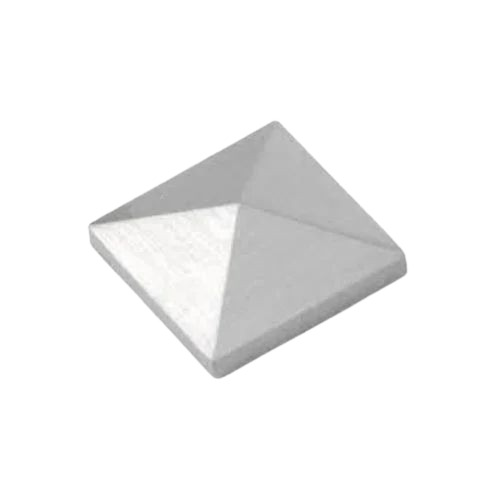 Brass Mirror Cap - 3/4 inch to 1 inch, Chrome Plated Pyramid Shape with Corrosion Resistance