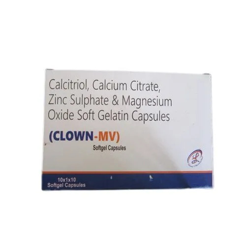 Calcitriol Calcium Citrate Zinc Sulphate And Magnesium Oxide Soft Gelatin Capsules