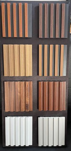 Charcoal Wall Panels - Material: Wood