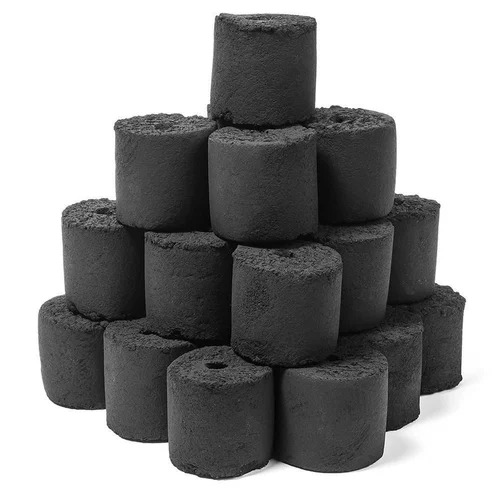 Coconut Charcoal Briquettes - Activated Pillow Shape, Efficient Burning For Outdoor Cooking, Ideal For Barbecue Grills