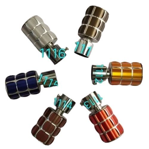 Designer Curtain Bracket - Metal, Dark Brown | Premium Heavy Duty, Water Resistant, Impact Resistant, Decorative Design, Warp Resistant, Wall Mounted, Load Bearing, Re-usable