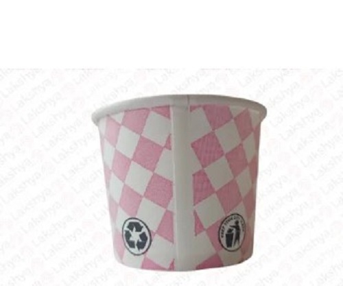 Disposable Printed Paper Cups - Paper Material, Various Sizes, White Color | Leak Resistant, Quality Tested, True Value for Money, Timely Delivery