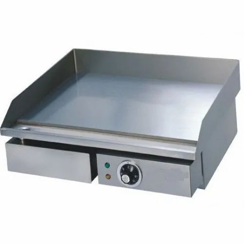 Electric Griddle Plates - Premium Quality Stainless Steel, Optimum Performance for Restaurants, Grey Finish
