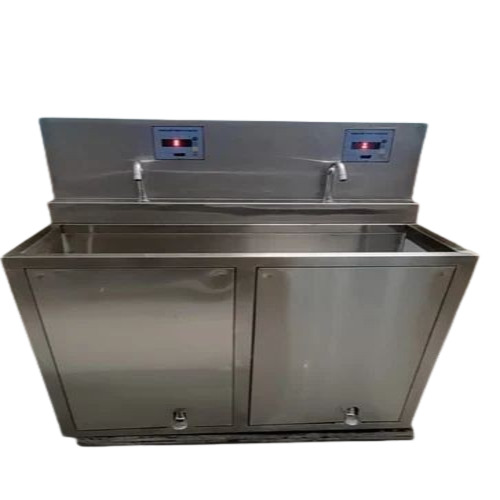 Hospital Surgical Scrub Station - Premium Stainless Steel, New Condition with 1 Year Warranty