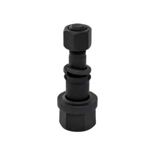 Hub Bolt Fuso (M) - Mild Steel, Black Color, Phosphatized Finish | Excellent Tensile Strength, Corrosion Resistant, Wheel Bolt Use