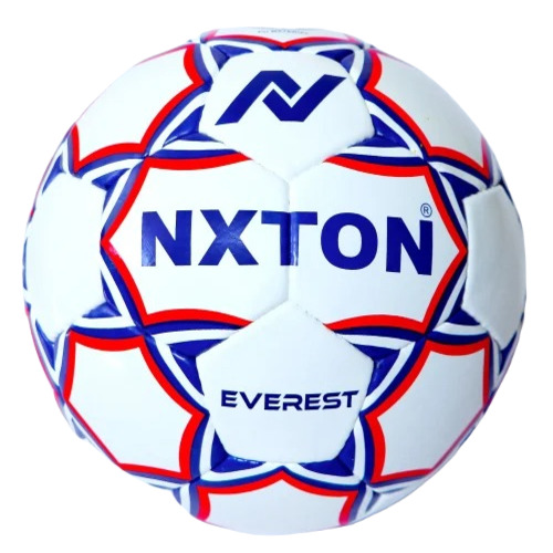 Kids Outdoor Football - Polyurethane Material, Size 3, White and Blue Color | 2 Layer Design, Lightweight at 410 Grams