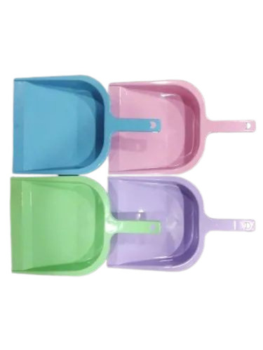 Plastic Dust Pan - 10x14 Inch, Multicolor Plastic | Long Lasting, Durable Design for Home Use