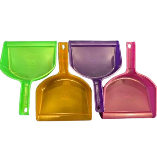 Plastic Small Dust Pan - Plastic, 10x14 Inch, Multicolor | Durable, Long Lasting, Good Quality, Plain Design for Home Use