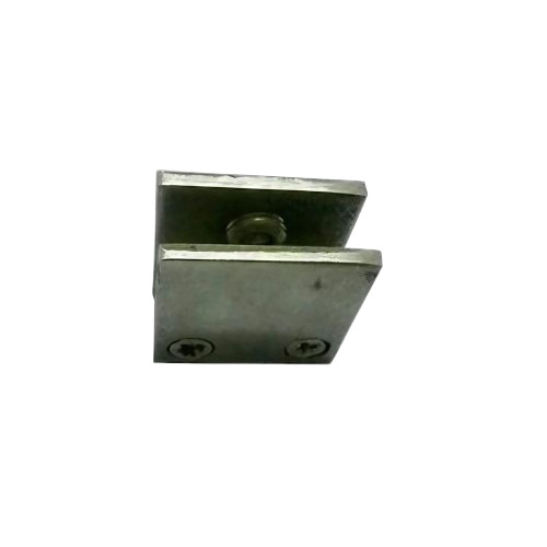 Stainless Steel Glass Bracket - U Shape, Chrome Finish, Available in 4 to 12 Inch Sizes