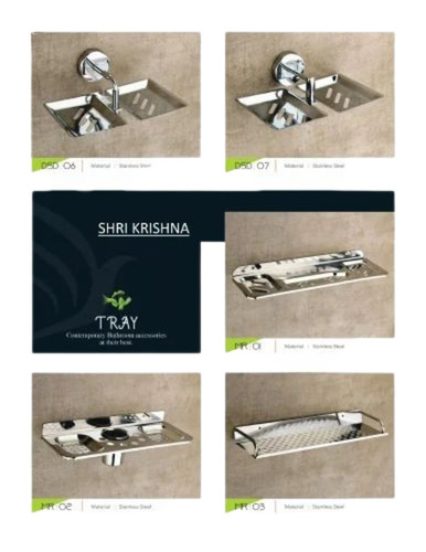 Stainless Steel Soap Dish - Chrome Finish, Durable for Bathroom Use | Premium Quality Design